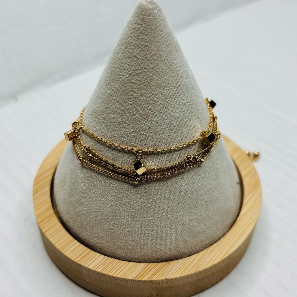New LILY SKY Gold Layering Bracelet Set